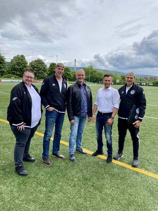 Wolfgang Kailer mit Orgateam