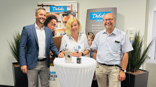 Preisübergabe bei der Debeka