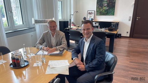 Bundesfinanzminister Christian Lindner im Dialog mit BDZ